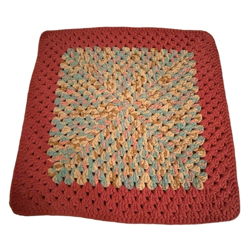 Soft Handmade Crocheted Baby Blanket New